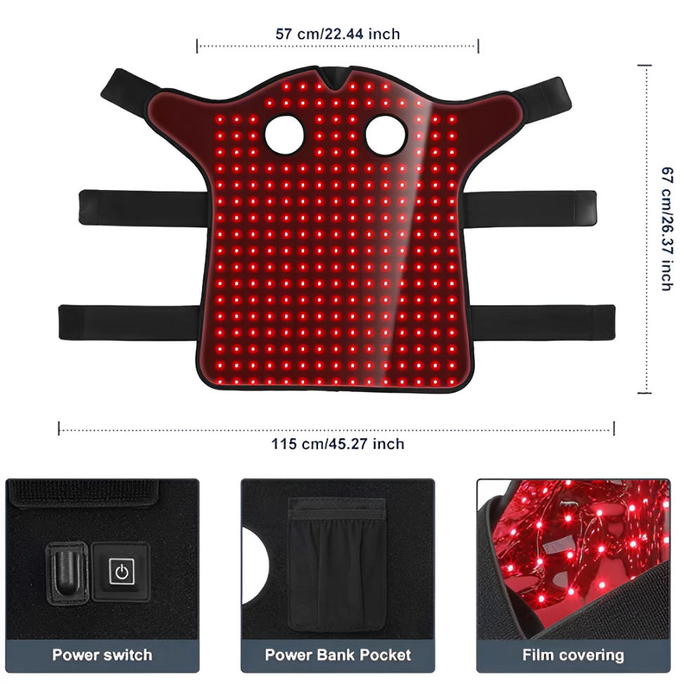 Redvitality™ Equine Red Light Therapy Poll Cap