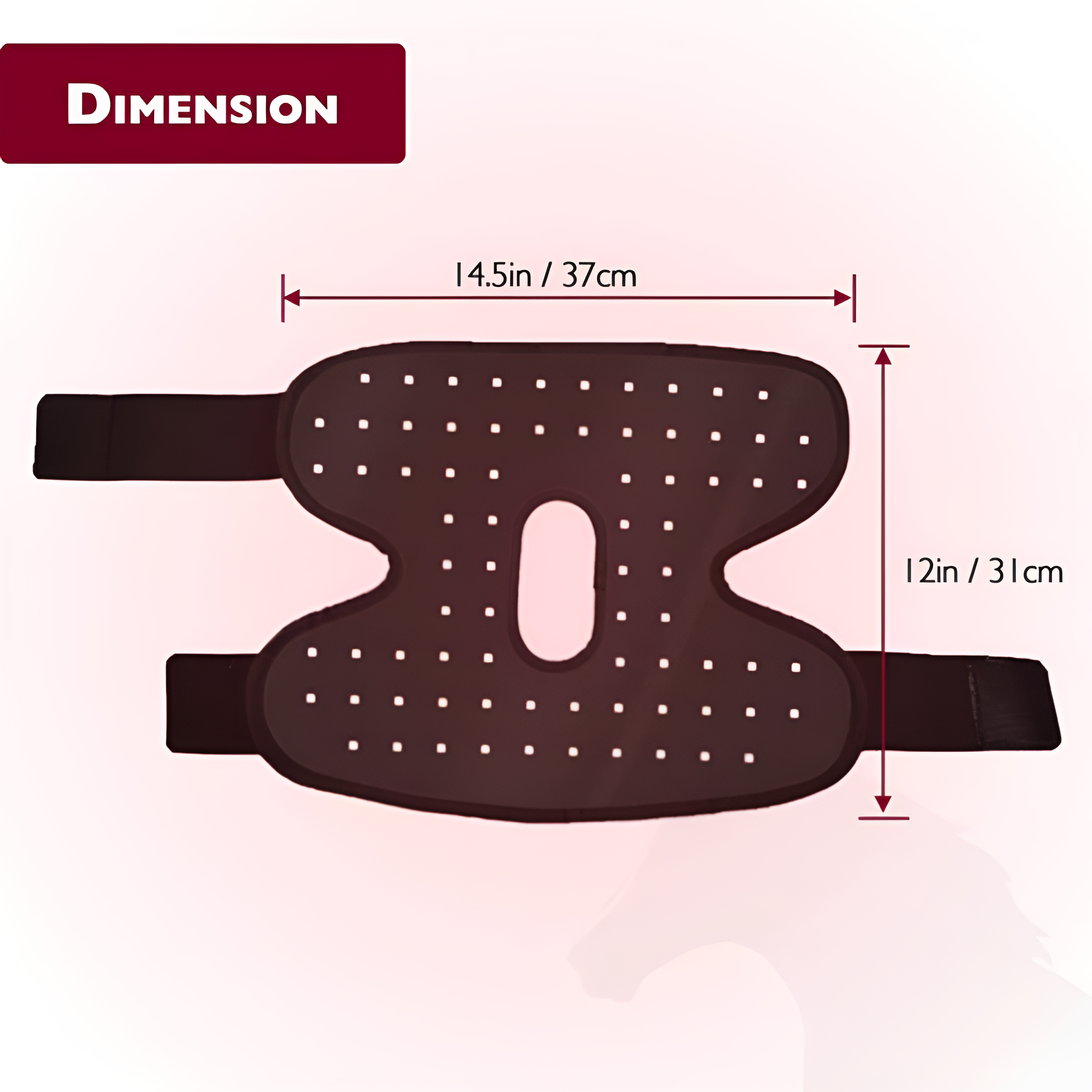 Redvitality™ Equine Red Infrared Light Therapy Hock Wrap