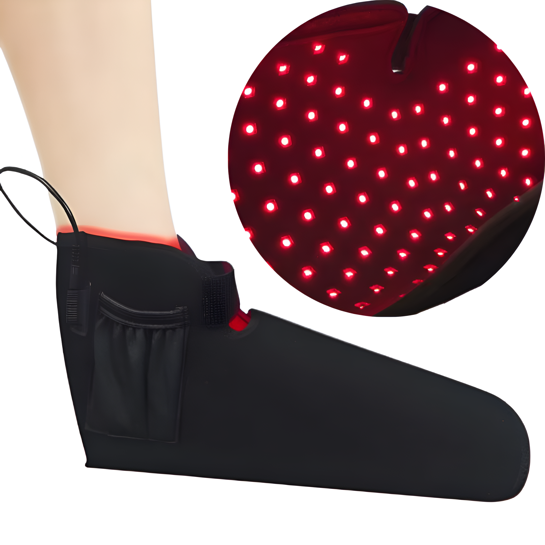 Red Light Therapy Device for Foot Neuropathy & Diabetic Nerve Pain Relief – Infrared LED Pad for Feet