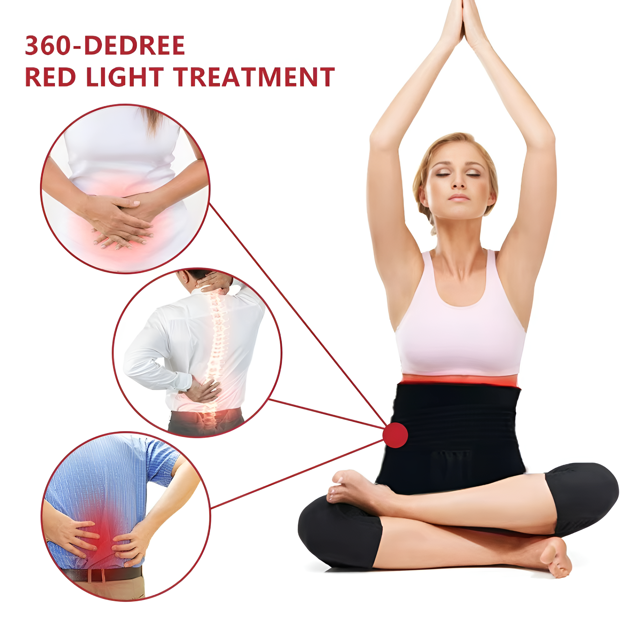 Red & Infrared Light Therapy Wrap Pad – Flexible Full-Body Treatment for Pain & Inflammation