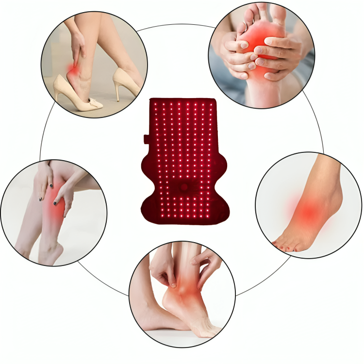 Red & Infrared Light Therapy Leg & Foot Wrap – Boost Circulation, Reduce Swelling & Pain Relief