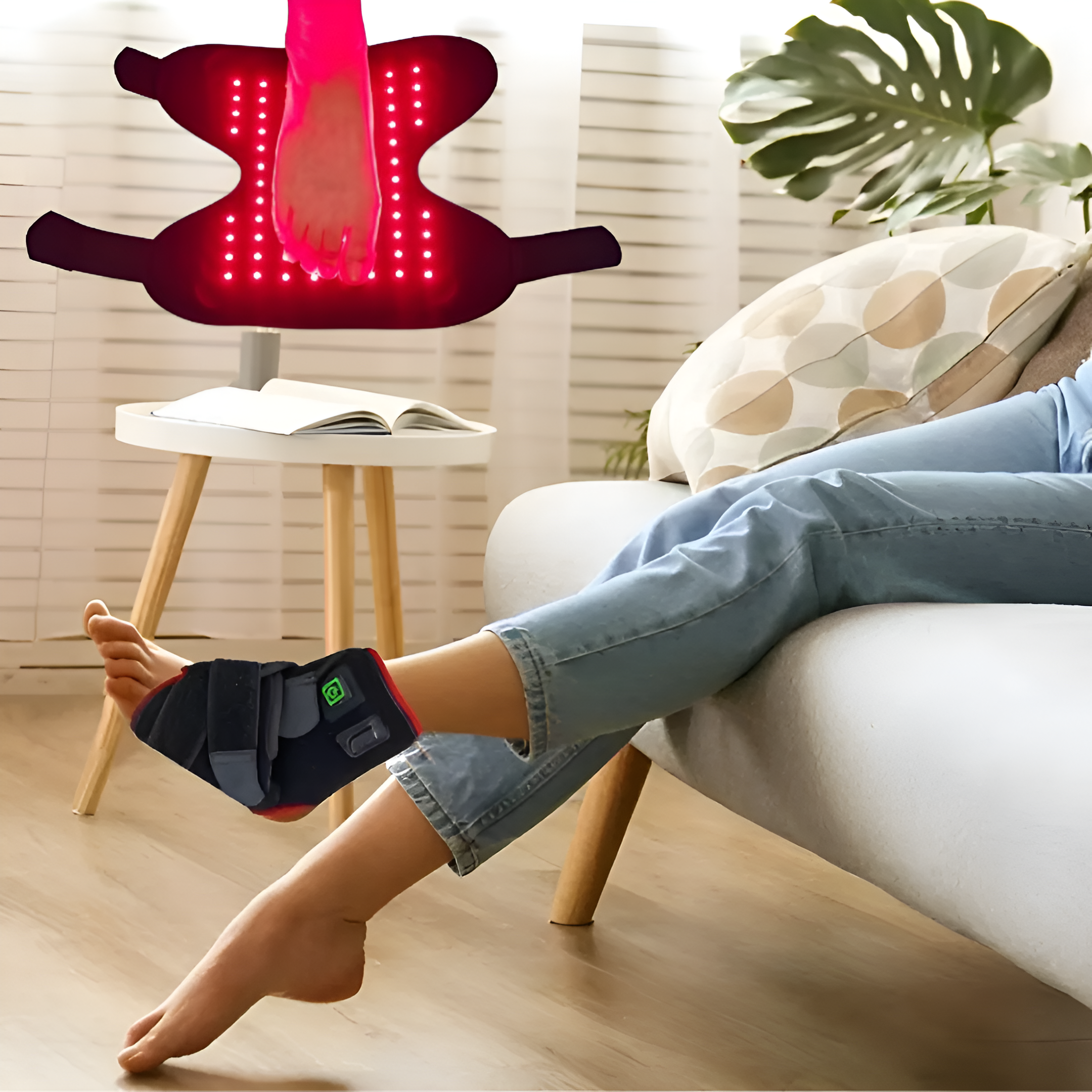 Ankle Red & Infrared Light Therapy Wrap – Pain Relief, Inflammation Reduction & Recovery Support