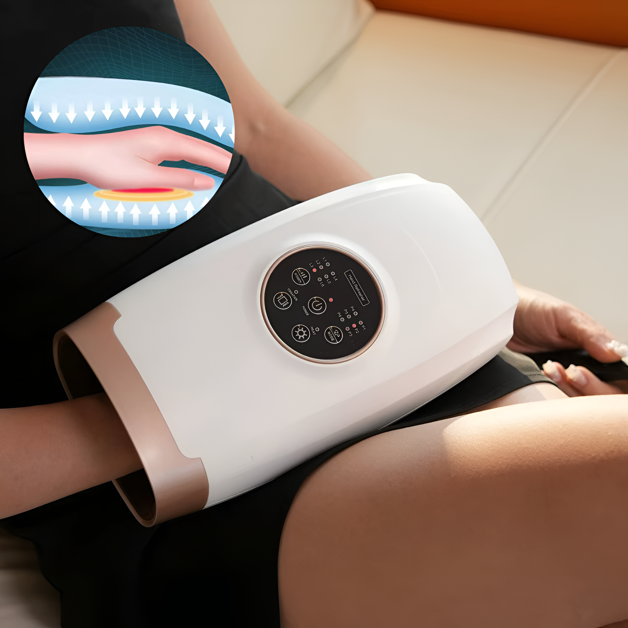 Professional Wireless Hand Massager With Heat And Compression For Arthritis Pain Relief