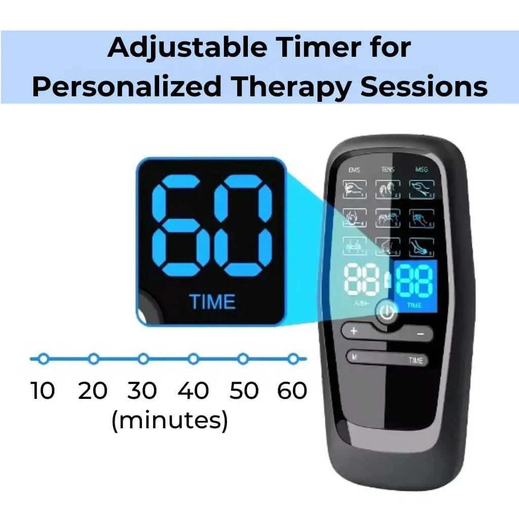 TENS Machine & EMS Electrotherapy Device For Pain Relief