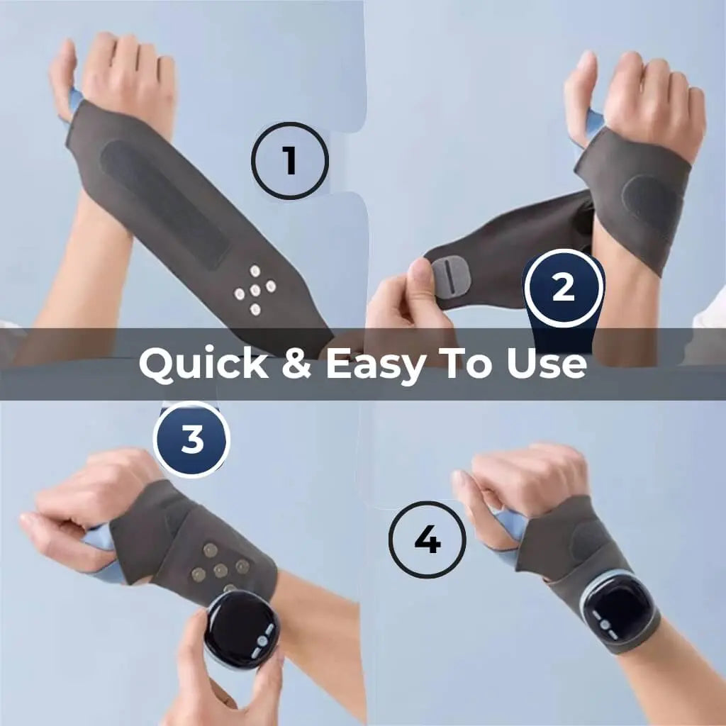 Wrist Therapy Massager Wrap For Pain Relief And Recovery