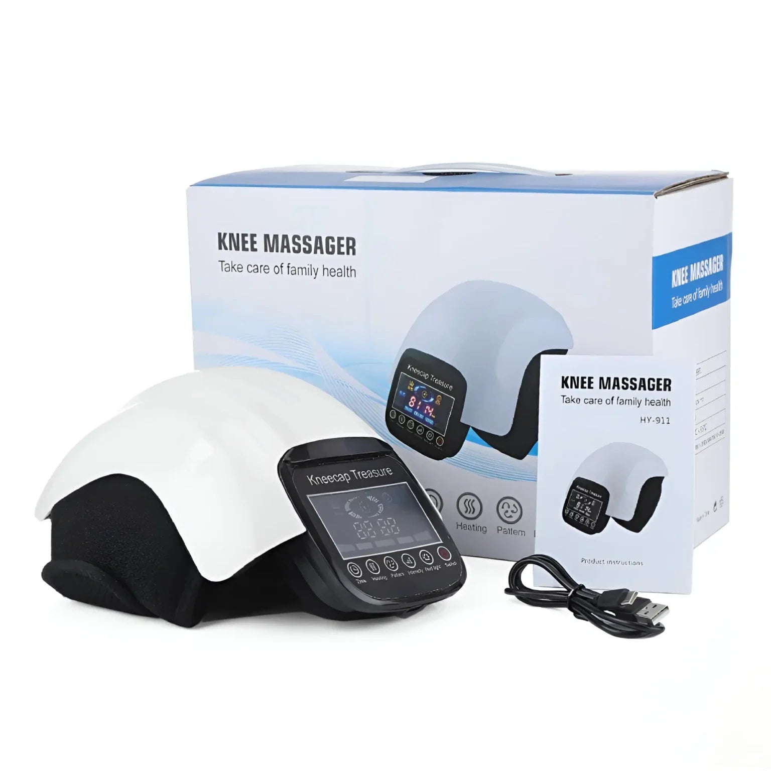 Cordless Knee Massager Machine for Joint Pain Relief and Arthritis