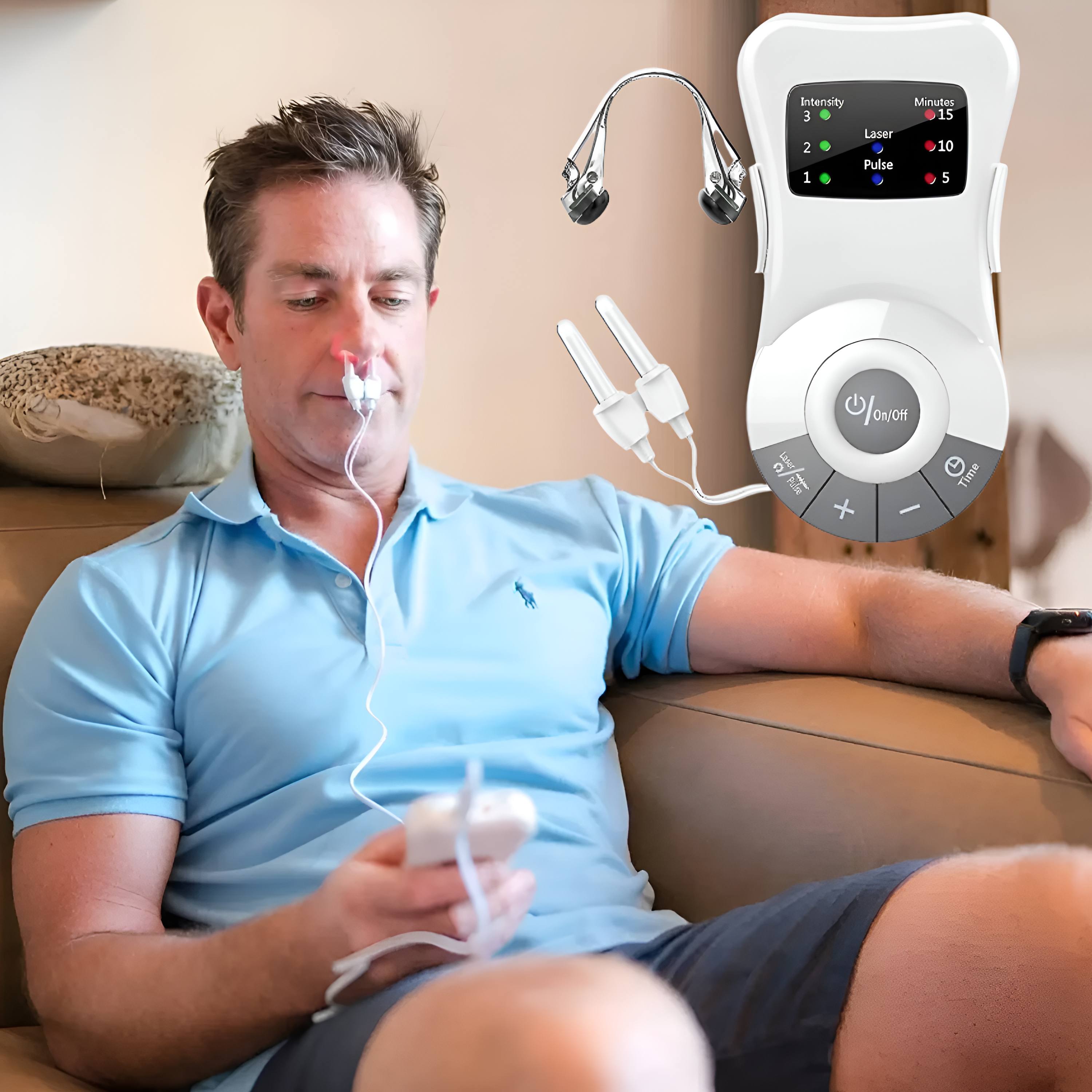 Infrared Rhinitis Therapy Device - Nasal Congestion Relief