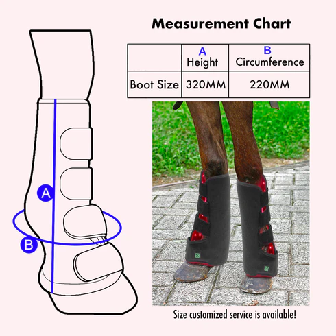 Redvitality™ Equine Red Infrared Light Therapy Leg Wrap