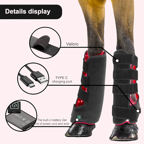 Redvitality™ Equine Red Infrared Light Therapy Leg Wrap