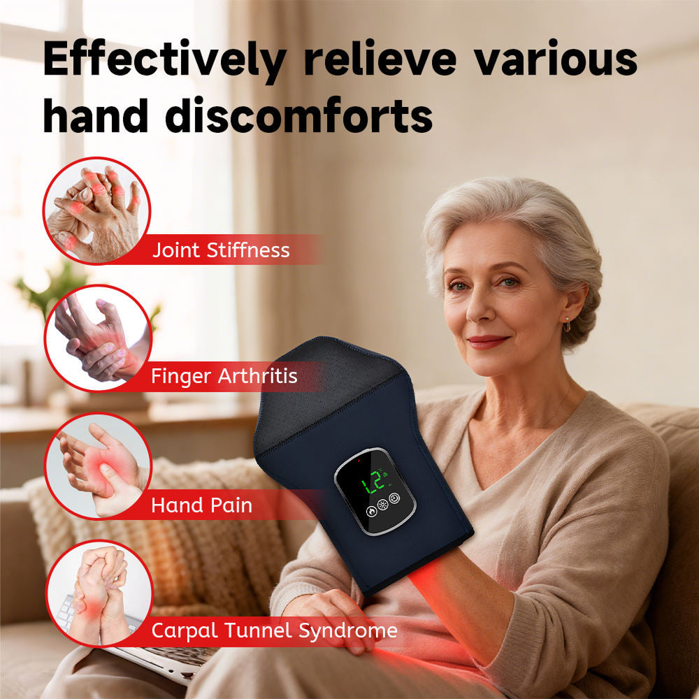 Clinical-Grade Red Light Glove Engineered for Daily Arthritic Pain Relief
