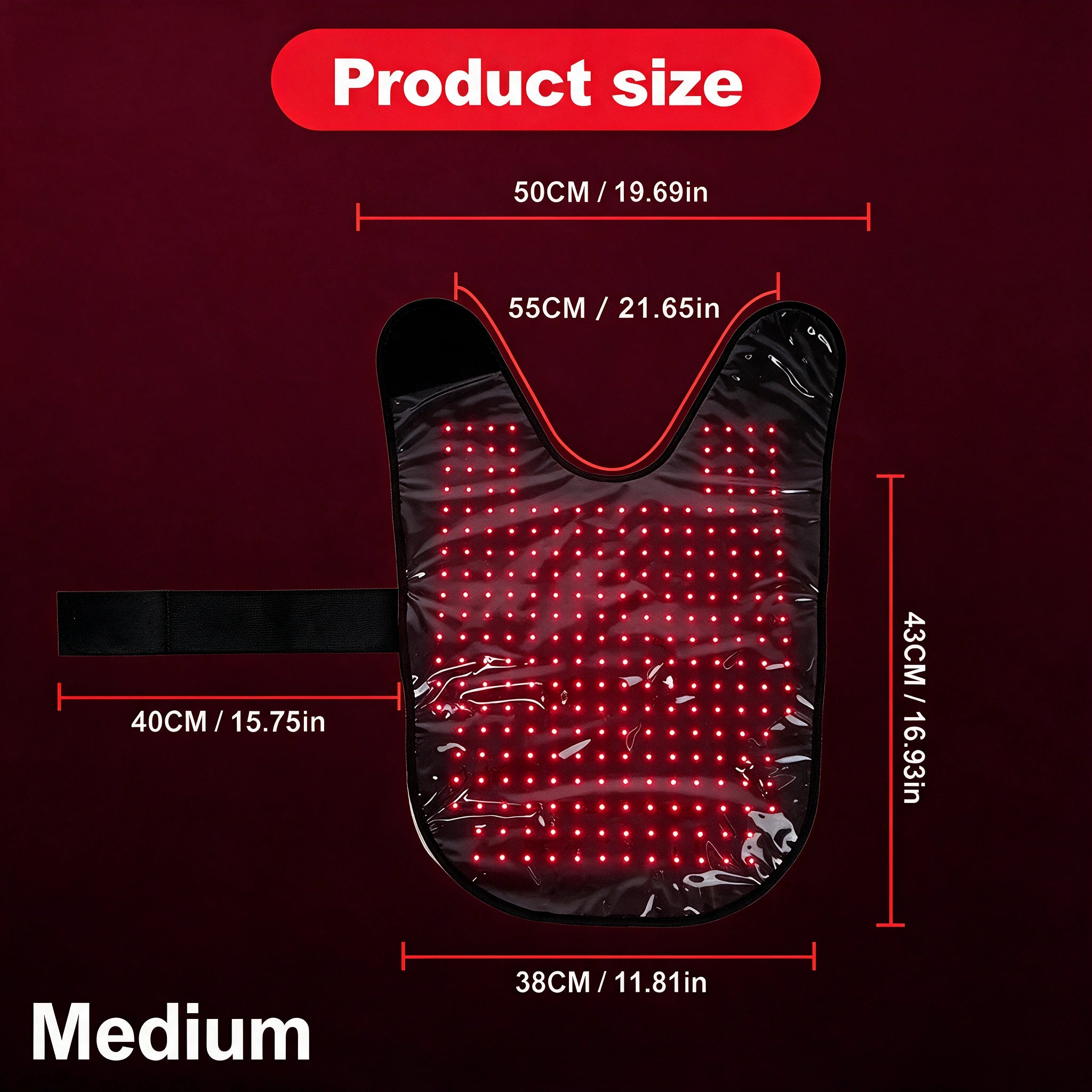 Red Light+ Infrared Therapy Wrap For Dogs&Cats RedVitality™