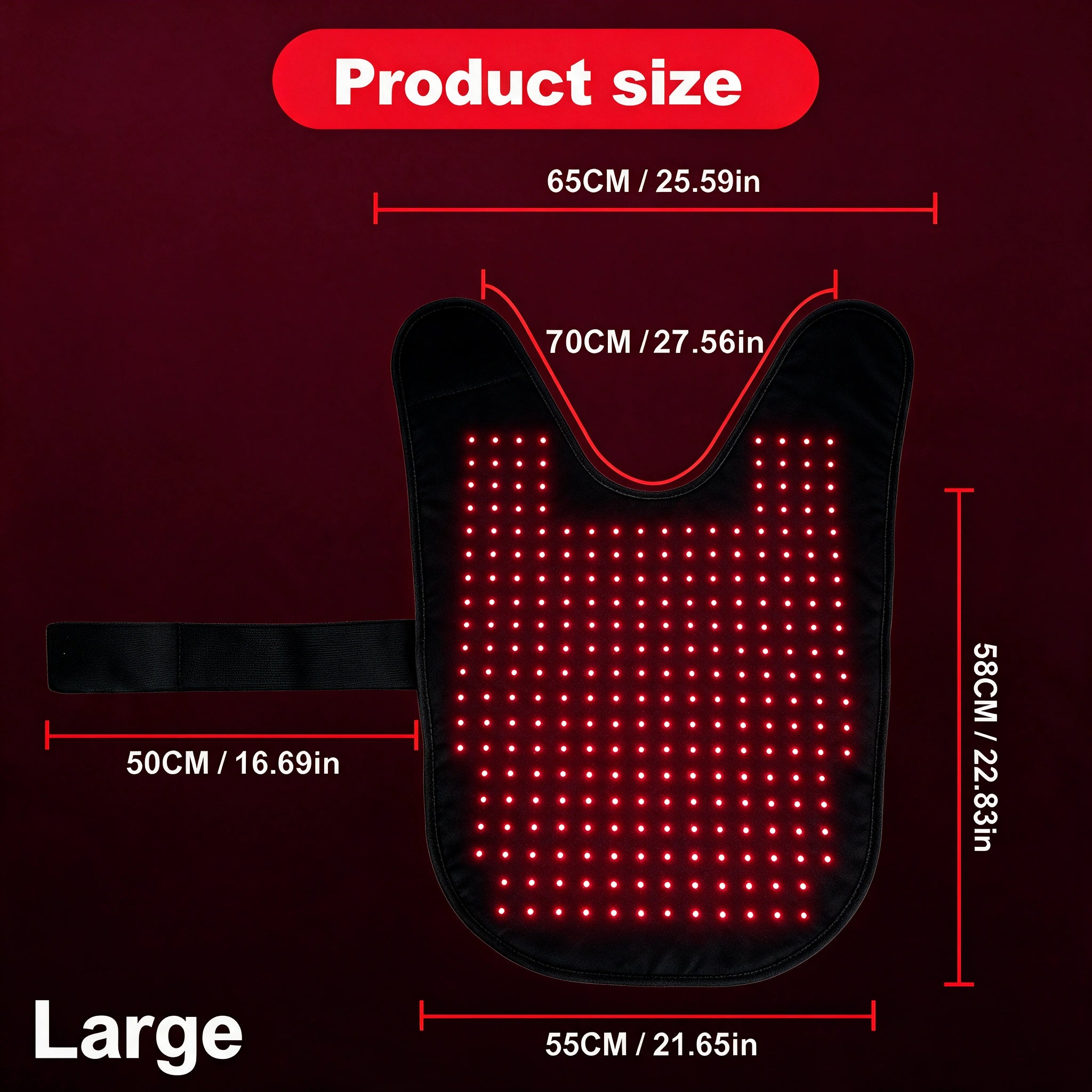 Red Light+ Infrared Therapy Wrap For Dogs&Cats RedVitality™