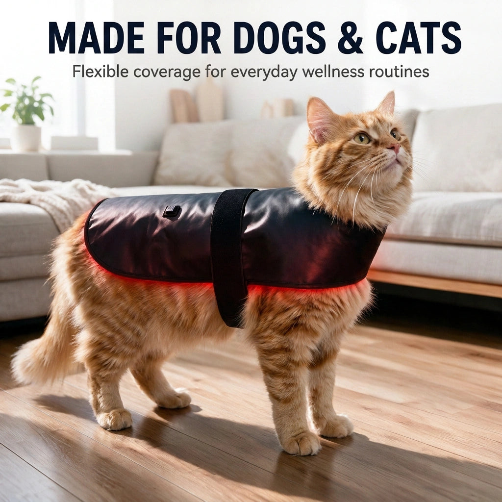 Red Light+ Infrared Therapy Wrap For Dogs&Cats RedVitality™