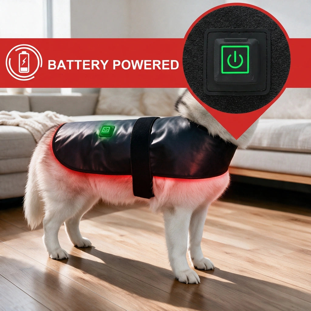 Red Light+ Infrared Therapy Wrap For Dogs&Cats RedVitality™