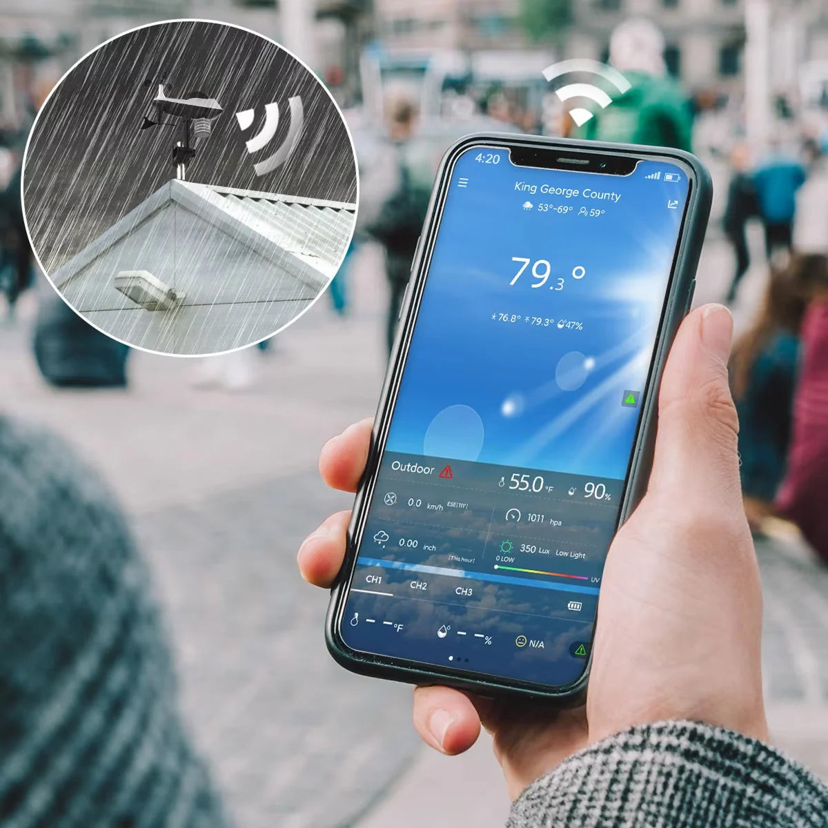 Take Total Command of Your Local Climate with the Atmox High-Precision Outdoor Thermometer