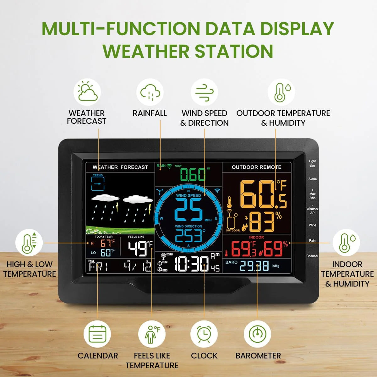Take Total Command of Your Local Climate with the Atmox High-Precision Outdoor Thermometer